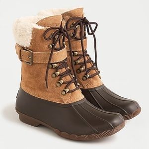 Sperry x J.Crew Shearwater Boots With Buckle